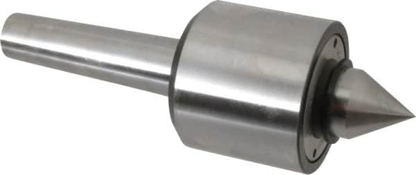 Riten - MT4 Taper Shank, 3-1/16" Head Diam 4,500 Lb Capacity Live Center - 4,000 Max RPM, 2-25/32" Head Length, 1-3/8" Point Diam, 1-13/16" Point Len, 2,100 Lb Max Workpc, Standard Point - A1 Tooling