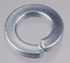 Value Collection - 5/16", 0.317" ID, 0.078" Thick Split Lock Washer - Grade 2 Spring Steel, Zinc-Plated Finish, 0.317" Min ID, 0.326" Max ID, 0.586" Max OD - A1 Tooling