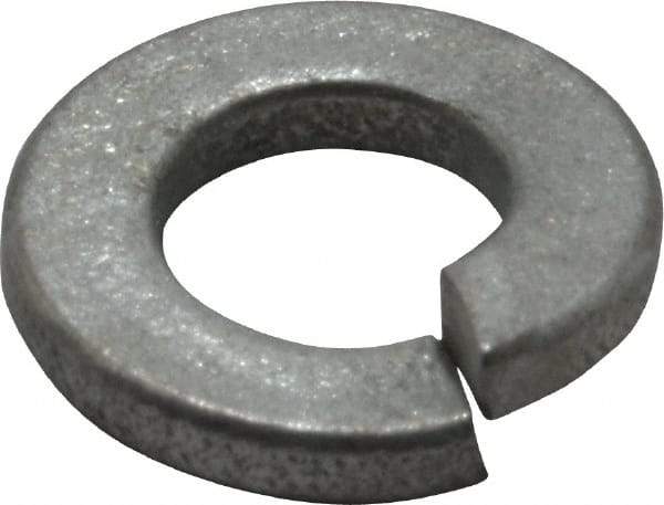 Value Collection - 1/4", 0.254" ID, 0.062" Thick Split Lock Washer - Grade 2 Spring Steel, Zinc-Plated Finish, 0.254" Min ID, 0.262" Max ID, 0.489" Max OD - A1 Tooling