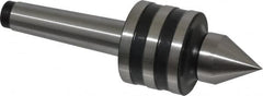 Interstate - MT2 Taper Shank, 1-39/64" Head Diam 756 Lb Capacity Live Center - 1-1/4" Head Length, 15/16" Point Diam, 1-11/32" Point Len, 260 Lb Max Workpc, 5-21/64" OAL, Standard Point - A1 Tooling