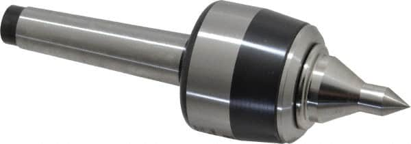 Royal Products - MT2 Taper Shank, 1-3/4" Head Diam 2,735 Lb Capacity Live Center - 6,000 Max RPM, 1.47" Head Length, 7/8" Point Diam, 1.35" Point Len, 375 Lb Max Workpc, 5-3/8" OAL, 3/8" Tip Diam, Long Point - A1 Tooling