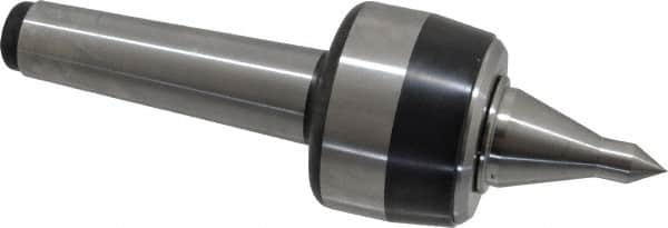 Royal Products - MT4 Taper Shank, 2.68" Head Diam 5,170 Lb Capacity Live Center - 4,500 Max RPM, 1.98" Head Length, 1-1/4" Point Diam, 2.18" Point Len, 1,120 Lb Max Workpc, 8-5/8" OAL, 1/2" Tip Diam, Long Point - A1 Tooling