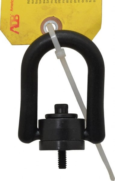 American Drill Bushing - 550 Lbs. Load Capacity, 2.29 Inch Wide x 3.23 Inch High x 1.57 Inch Opening, Extra Duty Center Pull Hoist Ring - Exact Industrial Supply