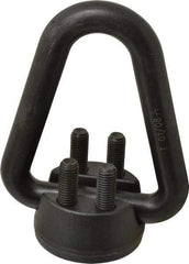 American Drill Bushing - 20,000 Lb Load Capacity Flip-Flop Hoist Ring - 42-50 Ft/Lb Torque, 5/8 Thread, Forged Chrome Moly Steel, Black Oxide Finish - A1 Tooling