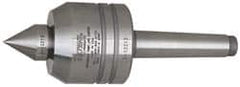 Royal Products - MT2 Taper Shank, 2" Head Diam 1,350 Lb Capacity Live Center - 6,000 Max RPM, 1.85" Head Length, 7/8" Point Diam, 1.13" Point Len, 390 Lb Max Workpc, 5-13/16" OAL, Changeable Standard Point - A1 Tooling