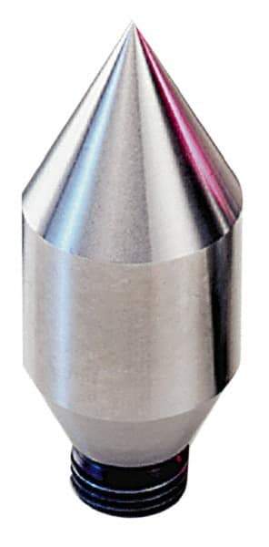 Royal Products - 5/8-18" Thread, 1 & 2 MT Taper, 2" Point Diam, Tool Steel Lathe Extended Point - 1-21/32 & 1-11/16" OAL - A1 Tooling