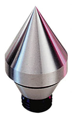 Royal Products - 5/8-18" Thread, 1 & 2 MT Taper, 3" Point Diam, Tool Steel Lathe Standard Point - 1-1/8 & 1-7/32" OAL - A1 Tooling