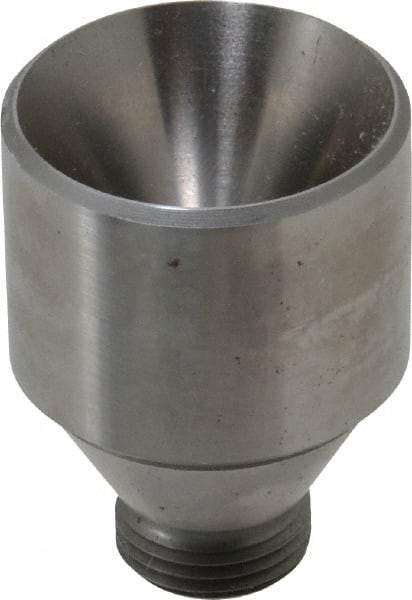 Royal Products - 3/4-16" Thread, 4MT & 5MT Taper, 1/4 to 1-3/8" Point Diam, Tool Steel Lathe Female Point - 1-9/32" OAL - A1 Tooling