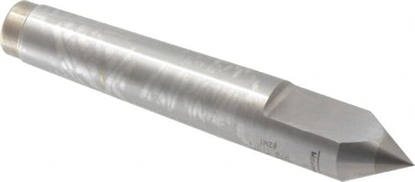 Royal Products - 0.7" Head Diam, Carbide-Tipped Steel Standard Point Half Dead Center - 2MT Morse Taper, 0.7" Point Diam, 4-3/16" OAL - A1 Tooling