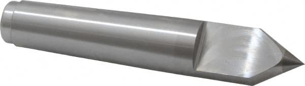 Royal Products - 1.231" Head Diam, Carbide-Tipped Steel Standard Point Half Dead Center - 4MT Morse Taper, 1.231" Point Diam, 6-3/4" OAL - A1 Tooling