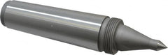 Royal Products - 1.748" Head Diam, Hardened Steel Long Point Solid Dead Center - 5MT Morse Taper, 1/2" Point Diam, 0.81" Point Length, 8-7/16" OAL - A1 Tooling