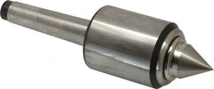 Royal Products - MT2 Taper Shank, 1-3/4" Head Diam 2,155 Lb Capacity Live Center - 6,000 Max RPM, 2.12" Head Length, 7/8" Point Diam, 1.07" Point Len, 885 Lb Max Workpc, 5-13/16" OAL, 3/8" Tip Diam, Standard Point - A1 Tooling