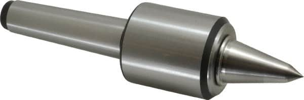 Royal Products - MT4 Taper Shank, 2.45" Head Diam 1,905 Lb Capacity Carbide Tipped Live Center - 12,000 Max RPM, 2.78" Head Length, 1-1/4" Point Diam, 2.35" Point Len, 525 Lb Max Workpc, 9-5/8" OAL, 1/2" Tip Diam, Long Point - A1 Tooling