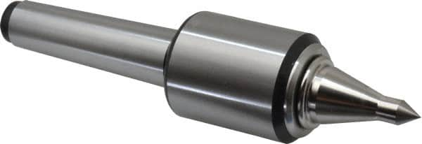 Royal Products - MT3 Taper Shank, 1.7" Head Diam 830 Lb Capacity Live Center - 12,000 Max RPM, 2.12" Head Length, 7/8" Point Diam, 1-3/4" Point Len, 180 Lb Max Workpc, 7-7/32" OAL, 3/8" Tip Diam, Long Point - A1 Tooling