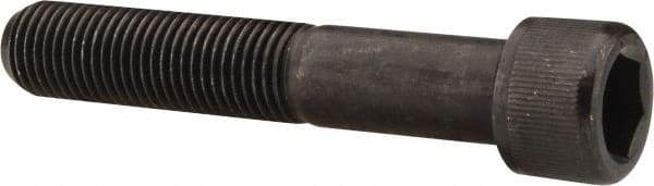 Value Collection - 7/16-20 UNF Hex Socket Drive, Socket Cap Screw - Alloy Steel, Black Oxide Finish, Partially Threaded, 2-1/2" Length Under Head - A1 Tooling