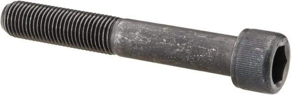 Value Collection - 7/16-20 UNF Hex Socket Drive, Socket Cap Screw - Alloy Steel, Black Oxide Finish, Partially Threaded, 3" Length Under Head - A1 Tooling