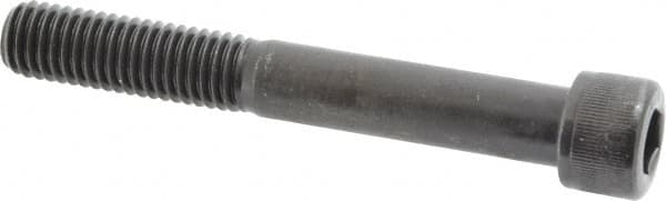 Value Collection - 1/2-13 UNC Hex Socket Drive, Socket Cap Screw - Alloy Steel, Black Oxide Finish, Partially Threaded, 3-3/4" Length Under Head - A1 Tooling