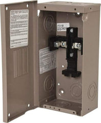 Eaton Cutler-Hammer - 2 Circuits, 120/240 VAC, 40 Amp Main, 14 AWG, Surface, Indoor Main Lug Load Center - 1 Phase, 1 NEMA Rating, 4-1/2 Inch Wide x 3.13 Inch Deep x 9-1/2 Inch High - A1 Tooling