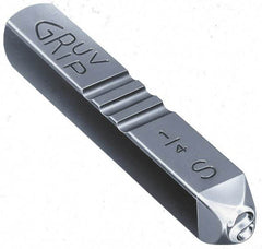 Made in USA - 3/8" Character Size, 8 Character, Heavy Duty Individual Steel Stamp - Steel, Individual - A1 Tooling