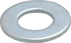 Value Collection - 3/8" Screw, Steel SAE Flat Washer - 13/32" ID x 13/16" OD, 1/16" Thick, Zinc-Plated Finish - A1 Tooling