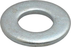 Value Collection - 1/2" Screw, Steel SAE Flat Washer - 17/32" ID x 1-1/16" OD, 3/32" Thick, Zinc-Plated Finish - A1 Tooling