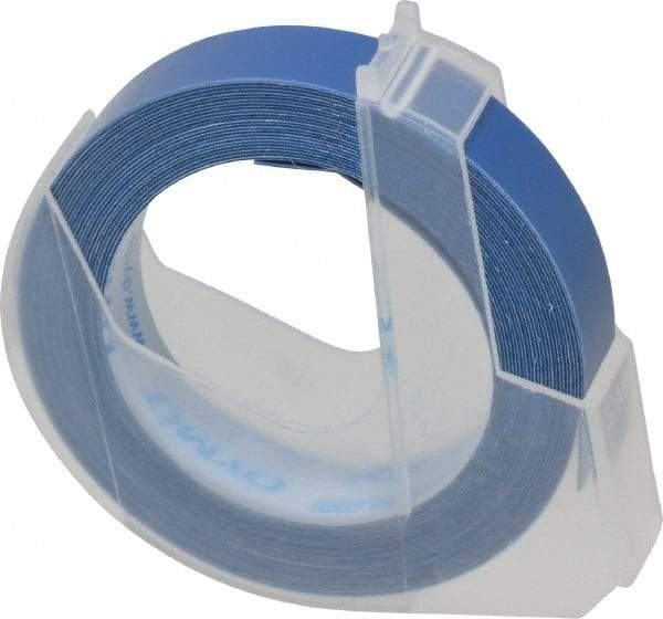 Dymo - 144" Long, Blue Embossing Tape - 3/8" Wide, 12' Long - A1 Tooling