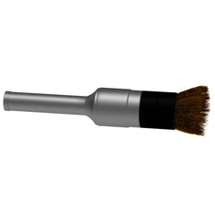 Osborn - 1/2" Brush Diam, Crimped, End Brush - 1/4" Diam Shank, 10,000 Max RPM - A1 Tooling