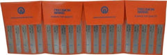 Precision Brand - 20 Piece, 0.05 to 1mm Parallel Feeler Gage Set - 5" Long x 1/2" Wide, Steel - A1 Tooling