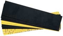 Gravotech - 8 Inch Long x 2 Inch High, Plastic Engraving Stock - Yellow and Black - A1 Tooling