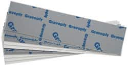 Gravotech - 10 Inch Long x 2 Inch High, Plastic Engraving Stock - Gray and White - A1 Tooling