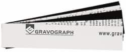 Gravotech - 10 Inch Long x 2 Inch High, Plastic Engraving Stock - White and Black - A1 Tooling