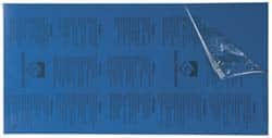 Gravotech - 24 Inch Long x 12 Inch High, Plastic Engraving Stock - Blue and White - A1 Tooling