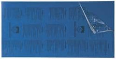 Gravotech - 24 Inch Long x 12 Inch High, Plastic Engraving Stock - Blue and White - A1 Tooling