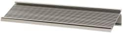 Gravotech - 8 Inch Long x 2 Inch High, Aluminum Desk Plate Holder - Silver - A1 Tooling