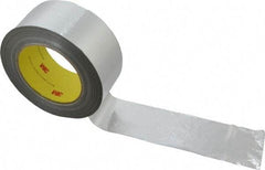 3M - 36 Yd Long x 2" Wide, Series 363, Silver Aluminum Tape - 7.3 mil Thick, 135 Lb/In Tensile Strength - A1 Tooling