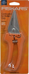 Fiskars - 2" Length of Cut, Straight Pattern Multi-Purpose Snip - 7" OAL, Contoured Handle - A1 Tooling