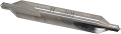 SGS - #4 Plain Cut 60° Incl Angle Solid Carbide Combo Drill & Countersink - A1 Tooling