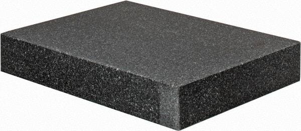 Value Collection - 12" Long x 9" Wide x 2" Thick, Granite Inspection Surface Plate - B Toolroom Grade, 0.0001" Unilateral Tolerance - A1 Tooling