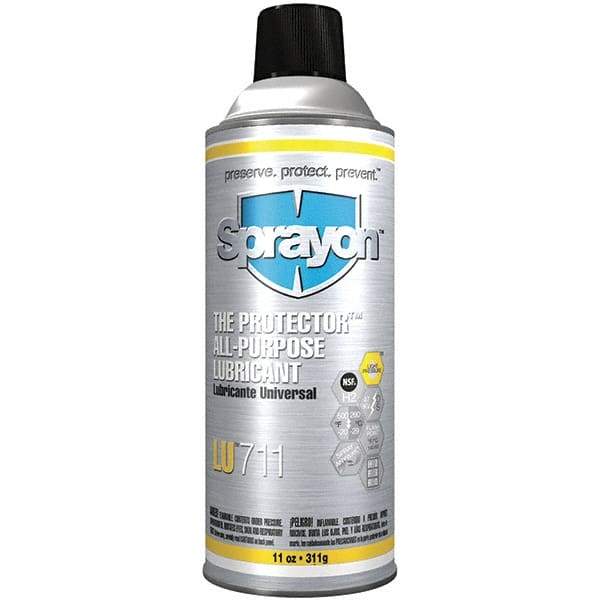 Sprayon - 16 oz Aerosol Penetrant/Lubricant - Light Amber, -20°F to 500°F, Food Grade - A1 Tooling