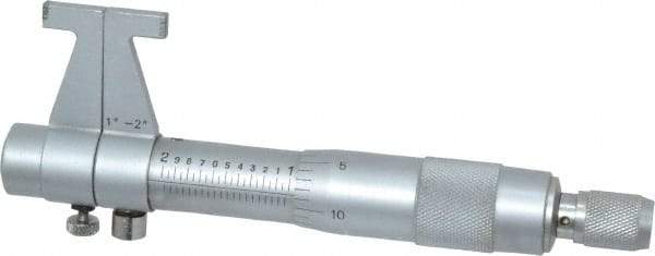 Value Collection - 1 to 2", Mechanical Inside Micrometer - 0.001" Graduation, 0.001" Accuracy, Ratchet Stop Thimble - A1 Tooling