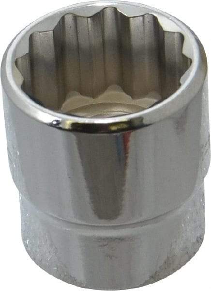 Blackhawk by Proto - 3/4", 3/8" Drive, Standard Hand Socket - 12 Points, 1-7/64" OAL, Chrome Finish - A1 Tooling