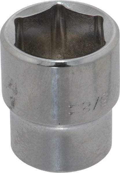 Blackhawk by Proto - 5/8", 3/8" Drive, Standard Hand Socket - 6 Points, 1" OAL, Chrome Finish - A1 Tooling