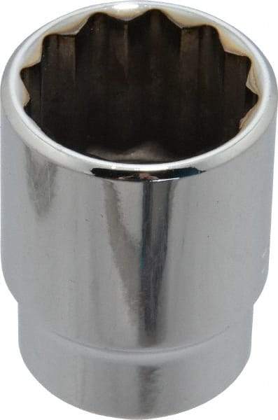 Blackhawk by Proto - 7/8", 1/2" Drive, Standard Hand Socket - 12 Points, 1-1/2" OAL, Chrome Finish - A1 Tooling