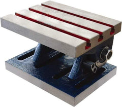 Interstate - 12" OAL x 10" Overall Width x 8" Overall Height, 0 to 90° Tilt Angle, Angle Table - 1/2" T-Slot Width - A1 Tooling