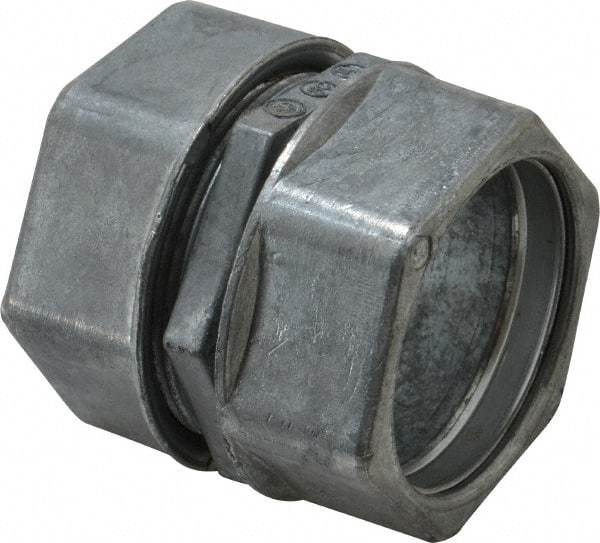 Thomas & Betts - 1-1/2" Trade, Die Cast Zinc Compression EMT Conduit Coupling - Noninsulated - A1 Tooling