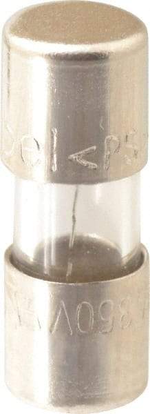 Ferraz Shawmut - 140 VDC, 350 VAC, 4 Amp, Fast-Acting Miniature Glass Fuse - Clip Mount, 15mm OAL, 10 at 125 V kA Rating, 5mm Diam - A1 Tooling