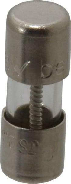 Ferraz Shawmut - 350 VAC, 2.5 Amp, Time Delay Miniature Glass Fuse - Clip Mount, 15mm OAL, 10 at 125 V kA Rating, 5mm Diam - A1 Tooling