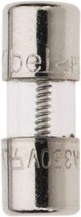 Ferraz Shawmut - 350 VAC, 3.5 Amp, Time Delay Miniature Glass Fuse - Clip Mount, 15mm OAL, 10 at 125 V kA Rating, 5mm Diam - A1 Tooling