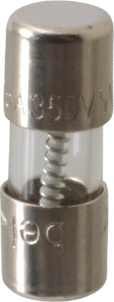 Ferraz Shawmut - 350 VAC, 5 Amp, Time Delay Miniature Glass Fuse - Clip Mount, 15mm OAL, 10 at 125 V kA Rating, 5mm Diam - A1 Tooling