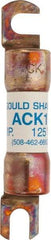 Ferraz Shawmut - 1 Amp Time Delay Round Forklift & Truck Fuse - 125VAC, 125VDC, 3.07" Long x 0.5" Wide, Bussman ACK1, Ferraz Shawmut ACK1 - A1 Tooling